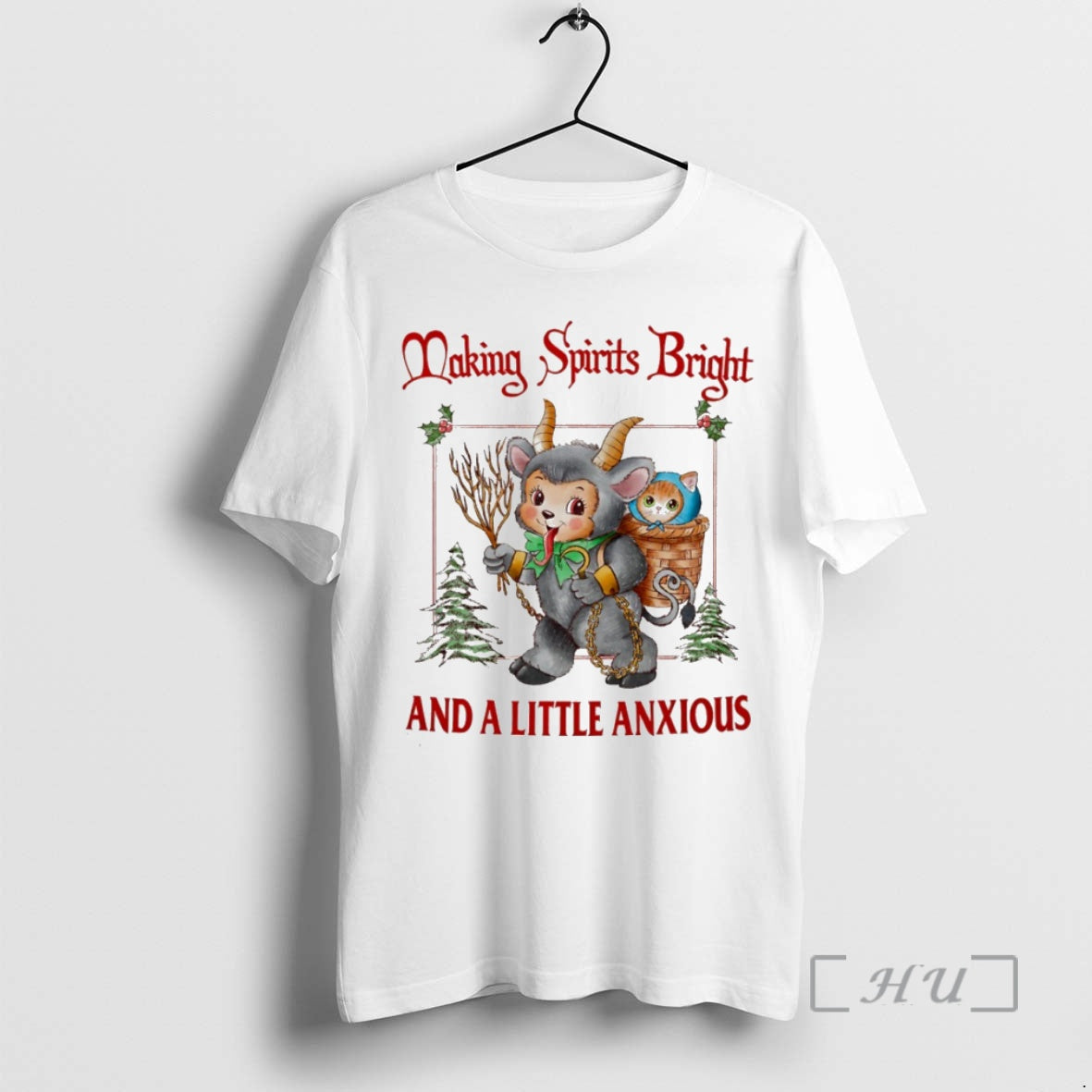 Officials Making Spirits Bright Little Anxious Circle T-Shirts, Hoodie, Sweatshirt - T-Shirt, Sweatshirt, Hoodie