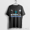 Officials Manchester City Fc The Best Team In The Land And All The World Trophies Unisex T-shirt, Sweatshirt, Hoodie, Long Sleeve Tee - T-Shirt, Sweatshirt, Hoodie