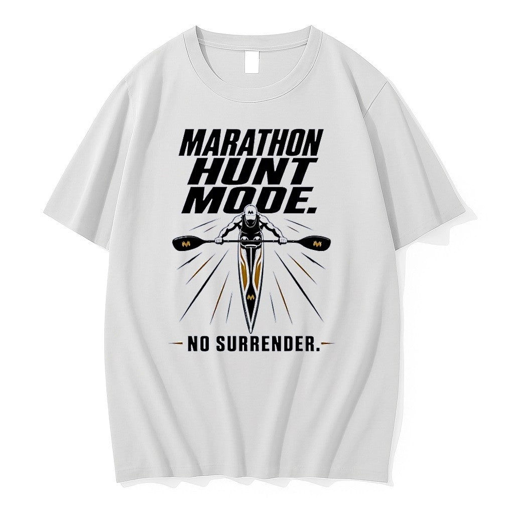 Officials Marathon Hunt Mode Kayaker No Surrender 2026 Race Paddling White Premium T Shirt - T-Shirt, Sweatshirt, Hoodie