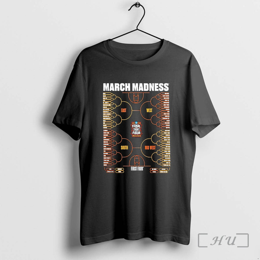 Officials March Madness Ncaa Mens Basketball Tournament 2026 Bracket Unisex T-shirt, Sweatshirt, Hoodie, Long Sleeve Tee - T-Shirt, Sweatshirt, Hoodie