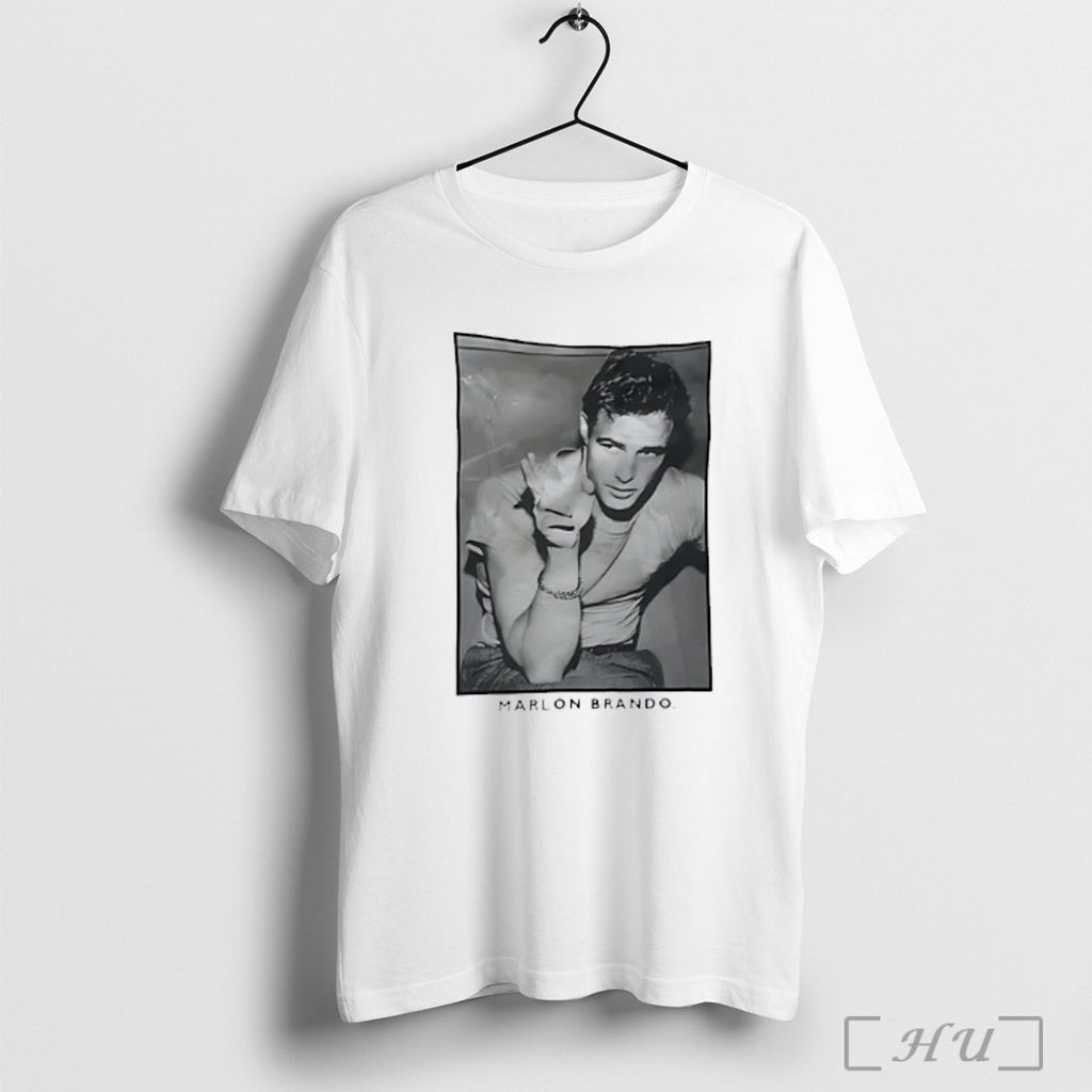 Officials Marlon Brando Photo T Shirt Unisex T-shirt, Sweatshirt, Hoodie, Long Sleeve Tee - T-Shirt, Sweatshirt, Hoodie