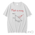 Officials Math Is Easy Find X Right Triangle Pythagorean Theorem Math Premium T Shirts Sweater - T-Shirt, Sweatshirt, Hoodie