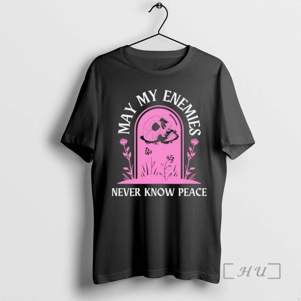 Officials May In Enemies Never Know Peace Dj Mac Rascal Skull Premium T Shirts Sweater Unisex T-shirt, Sweatshirt, Hoodie, Long Sleeve Tee - T-Shirt, Sweatshirt, Hoodie