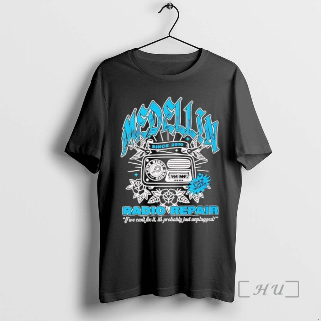 Officials Medellin Radio Repair Late Night Since 2010 T-Shirts, Hoodie, Sweatshirt - T-Shirt, Sweatshirt, Hoodie