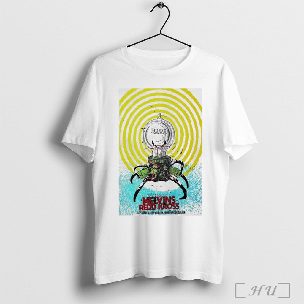 Officials Melvins And Redd Kross 9 18 2025 Madison Wi T Shirt Unisex T-shirt, Sweatshirt, Hoodie, Long Sleeve Tee - T-Shirt, Sweatshirt, Hoodie