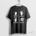 Officials Miami Dolphins Nothing Beats Rock Beats Scissors Paper Beats Rock Scissors Beats Paper T-Shirts, Hoodie, Sweatshirt - T-Shirt, Sweatshirt, Hoodie