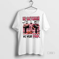 Officials Michael Myers Jason Voorhees Freddy Krueger Spooky Season In October We Wear Pink Halloween - T-Shirt, Sweatshirt, Hoodie