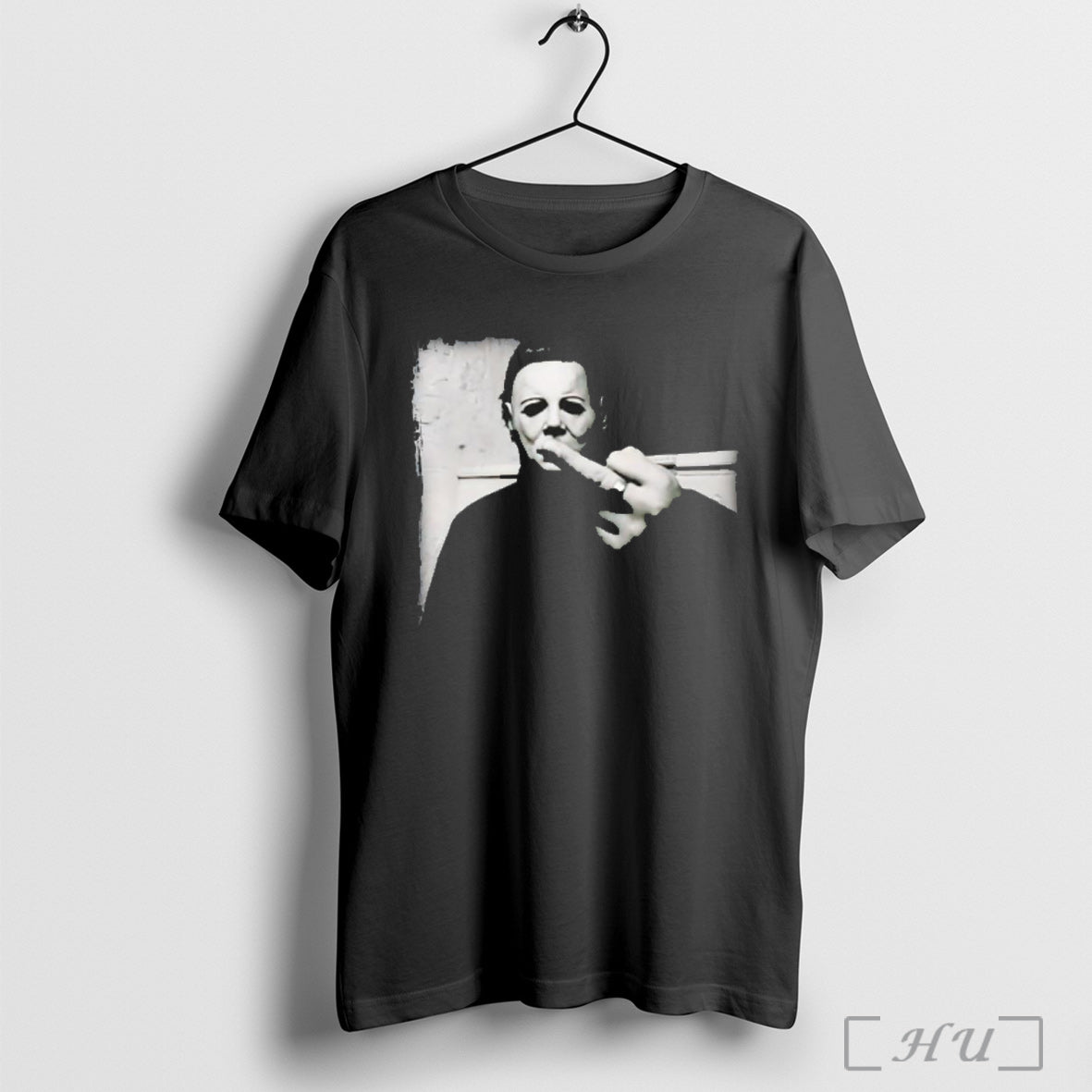 Officials Michael Myers Middle Finger T Shirt Unisex T-shirt, Sweatshirt, Hoodie, Long Sleeve Tee - T-Shirt, Sweatshirt, Hoodie