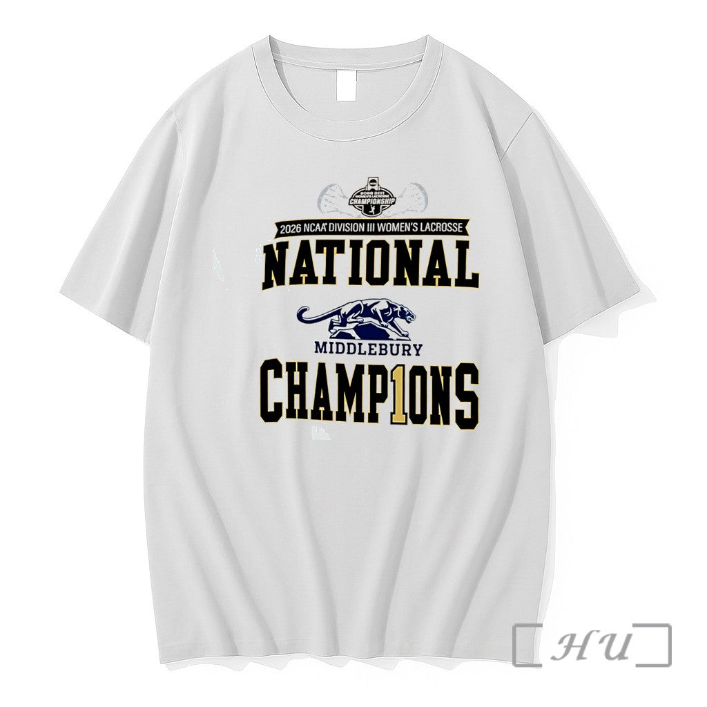 Officials Middlebury Panthers 2026 Ncaa Division Iii Womens Lacrosse Champions Tee Premium T Shirts Sweater - T-Shirt, Sweatshirt, Hoodie