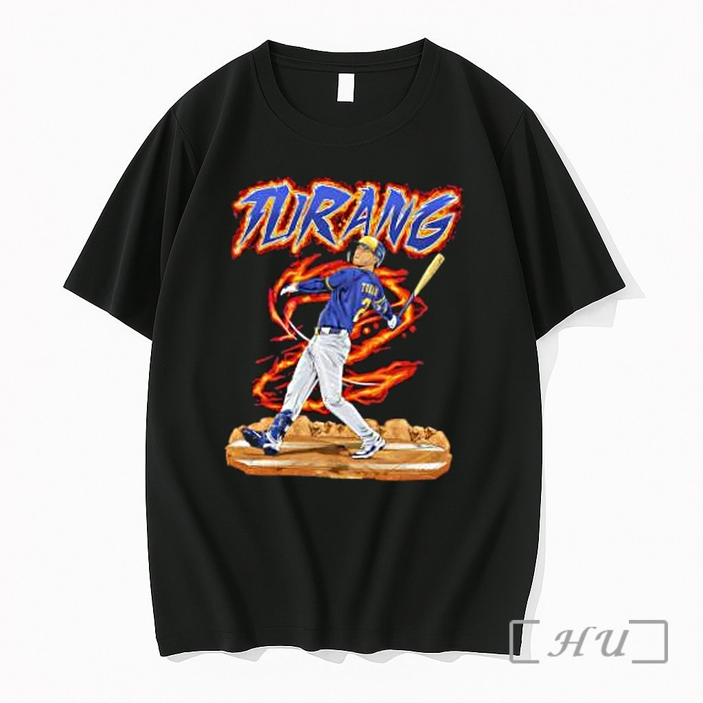 Officials Milwaukee Brewers Brice Turang Turang 2 Planet Brewers Unisex T-shirt, Sweatshirt, Hoodie, Long Sleeve Tee - T-Shirt, Sweatshirt, Hoodie