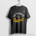Officials Milwaukee Brewers October Baseball 2025 Mlb Postseason Locker Room T Shirt Unisex T-shirt, Sweatshirt, Hoodie, Long Sleeve Tee - T-Shirt, Sweatshirt, Hoodie