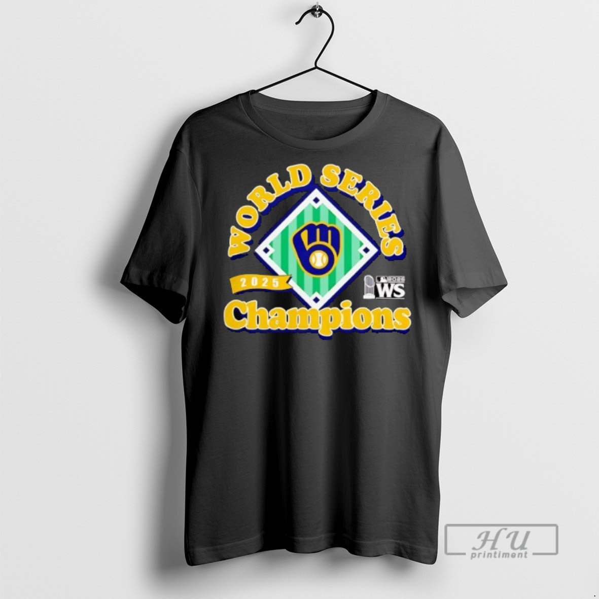Officials Milwaukee Brewers World Series Champions 2025 T Shirt Unisex T-shirt, Sweatshirt, Hoodie, Long Sleeve Tee - T-Shirt, Sweatshirt, Hoodie