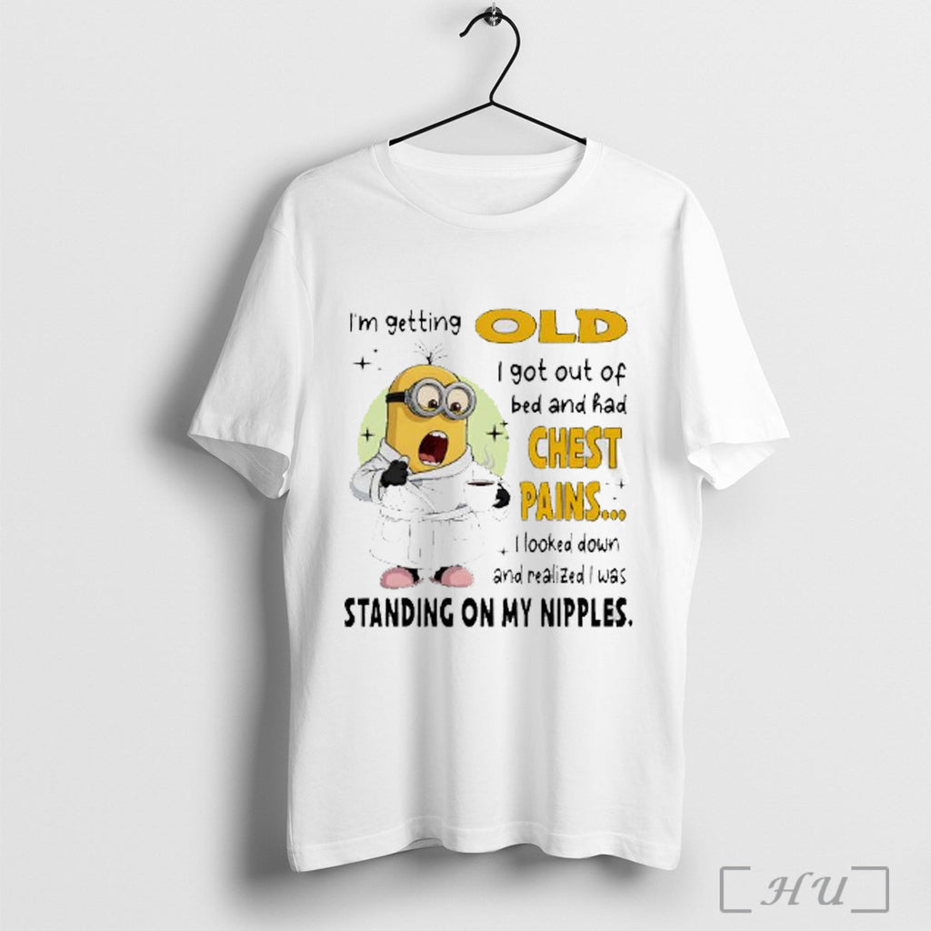 Officials Minion Bathing Suit Im Getting Old I Got Out Of Bed And Had Chest Unisex T-shirt, Sweatshirt, Hoodie, Long Sleeve Tee - T-Shirt, Sweatshirt, Hoodie