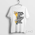 Officials Minion Welcome Old Age You Now Take Pictures Instructions T-Shirts, Hoodie, Sweatshirt - T-Shirt, Sweatshirt, Hoodie