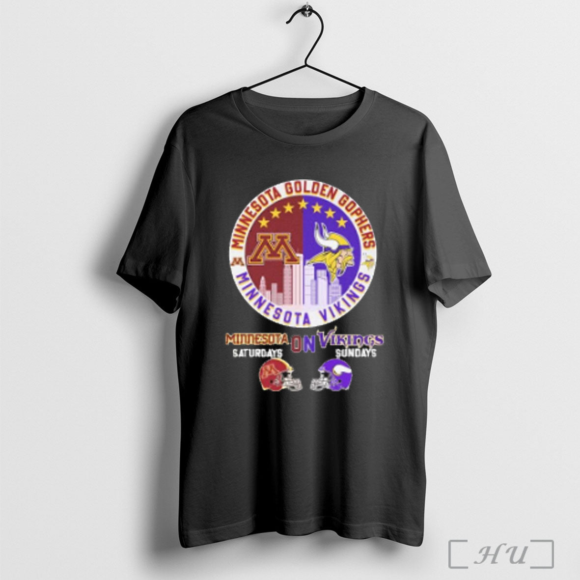 Officials Minnesota Golden Gophers On Saturdays And Minnesota Vikings On Sundays 2025 T Shirt - T-Shirt, Sweatshirt, Hoodie