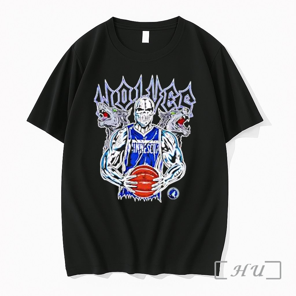 Officials Minnesota Timberwolves Nba Wolves Skeleton Basketball Player Unisex T-shirt, Sweatshirt, Hoodie, Long Sleeve Tee - T-Shirt, Sweatshirt, Hoodie