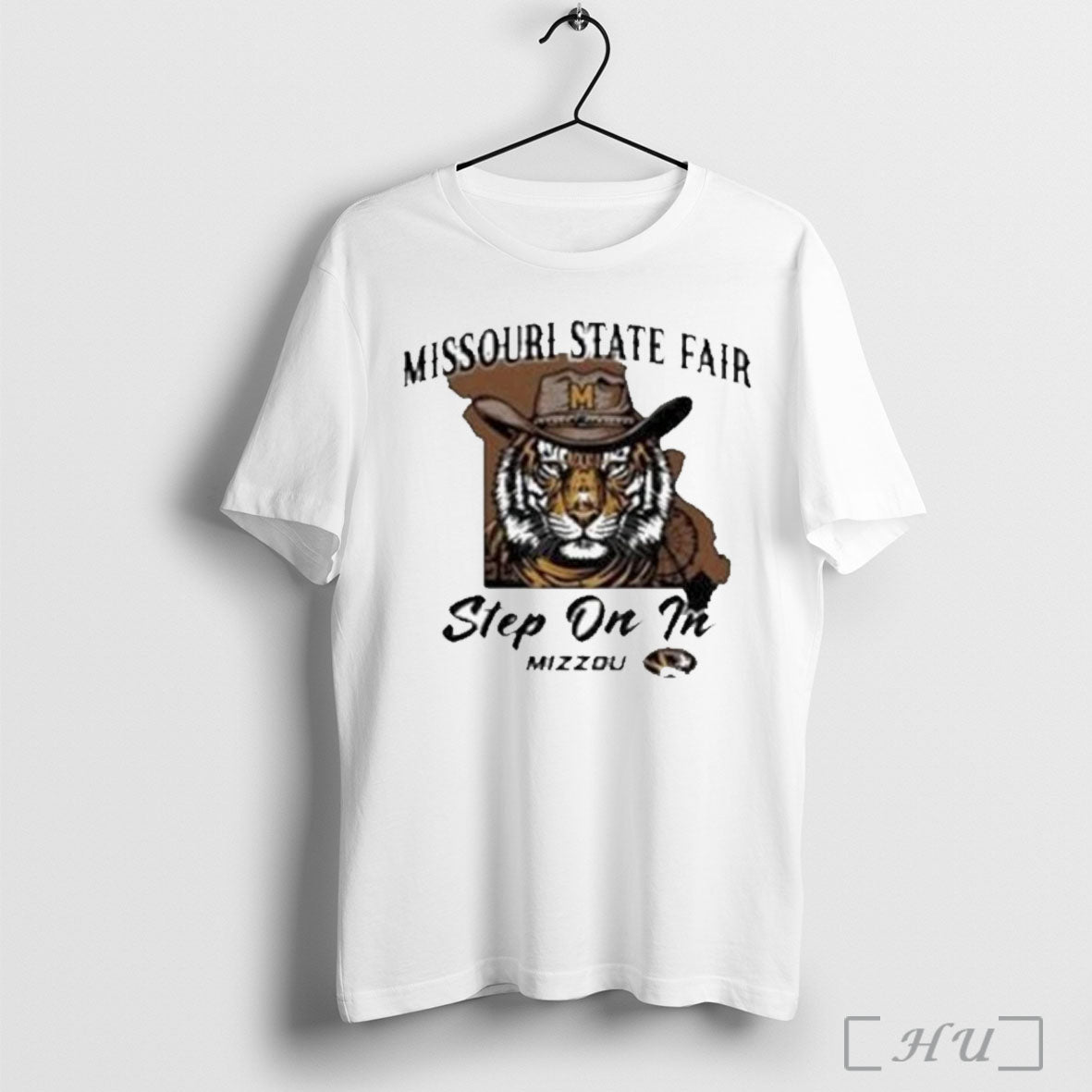 Officials Missouri State Fair Step On In Missouri Tigers Cowboy Shirt T Shirt Unisex T-shirt, Sweatshirt, Hoodie, Long Sleeve Tee - T-Shirt, Sweatshirt, Hoodie