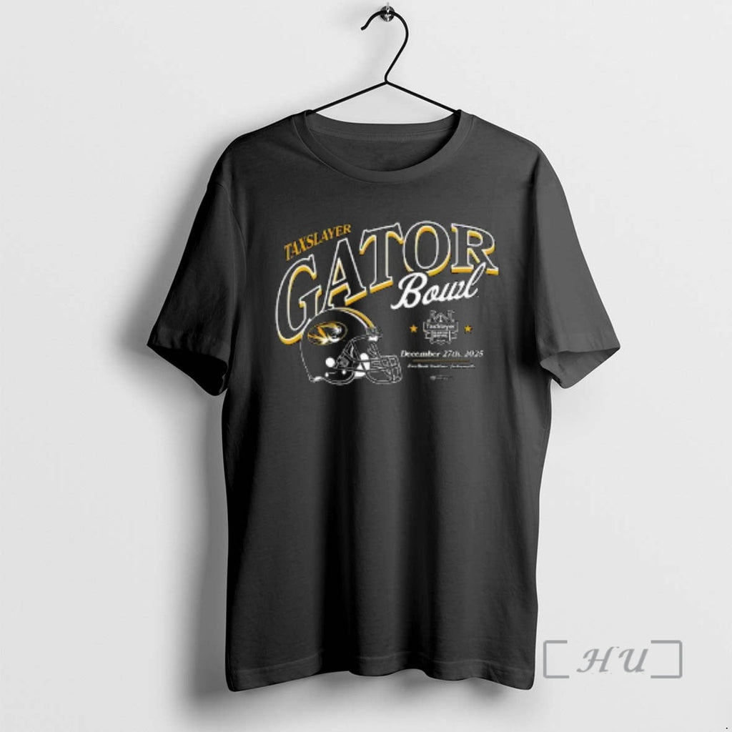 Officials Missouri Tigers 2025 Taxslayer Gator Bowl Dec 27th 2025 Helmet Circle Black T-Shirts, Hoodie, Sweatshirt - T-Shirt, Sweatshirt, Hoodie