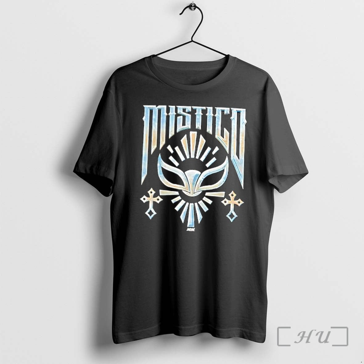 Officials Mistico Aew Lucha Libre Mask Emblem Unisex T-shirt, Sweatshirt, Hoodie, Long Sleeve Tee - T-Shirt, Sweatshirt, Hoodie