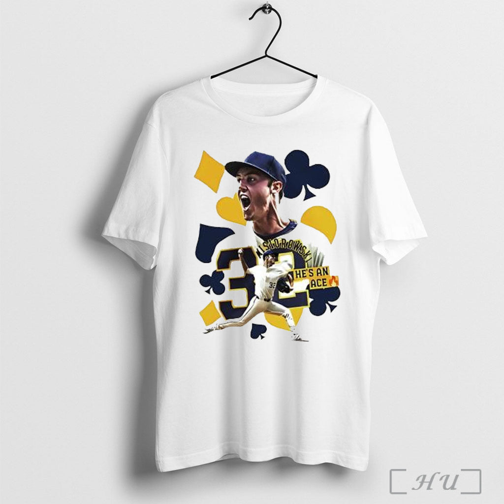 Officials Mistorowski Hes An Ace Baseball Player Graphic T Shirt Unisex T-shirt, Sweatshirt, Hoodie, Long Sleeve Tee - T-Shirt, Sweatshirt, Hoodie