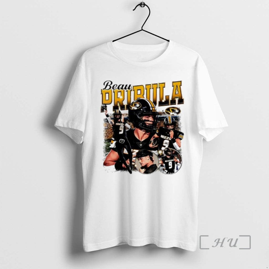 Officials Mizzou Tigers Nil Beau Pribula 9 Player T-Shirts, Hoodie, Sweatshirt - T-Shirt, Sweatshirt, Hoodie