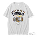 Officials Montana State University Bobcats Ncaa Champions Wear Gold Gold Rush 2026 Premium T Shirts - T-Shirt, Sweatshirt, Hoodie