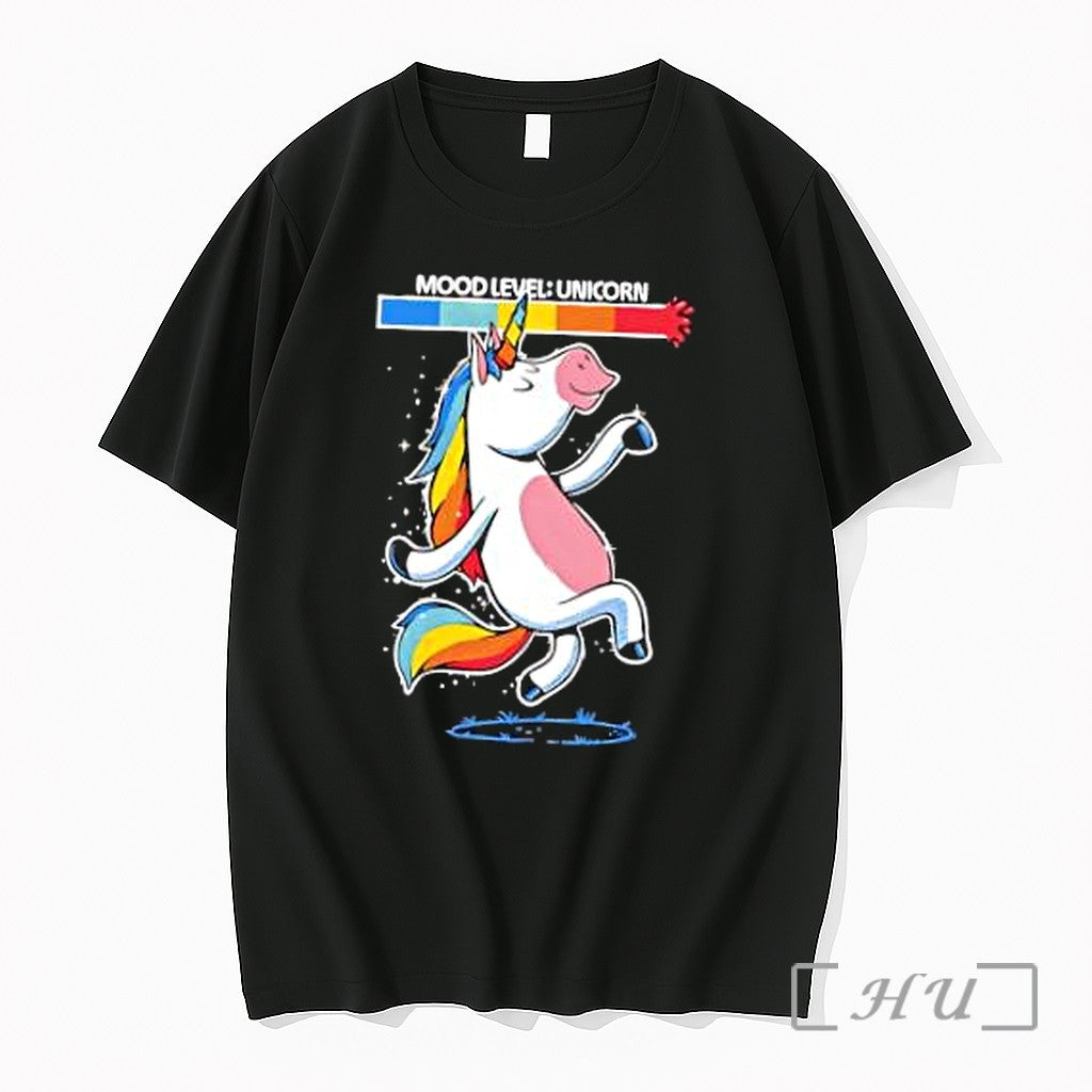 Officials Mood Level Unicorn Happy Dancing Rainbow Unisex T-shirt, Sweatshirt, Hoodie, Long Sleeve Tee - T-Shirt, Sweatshirt, Hoodie