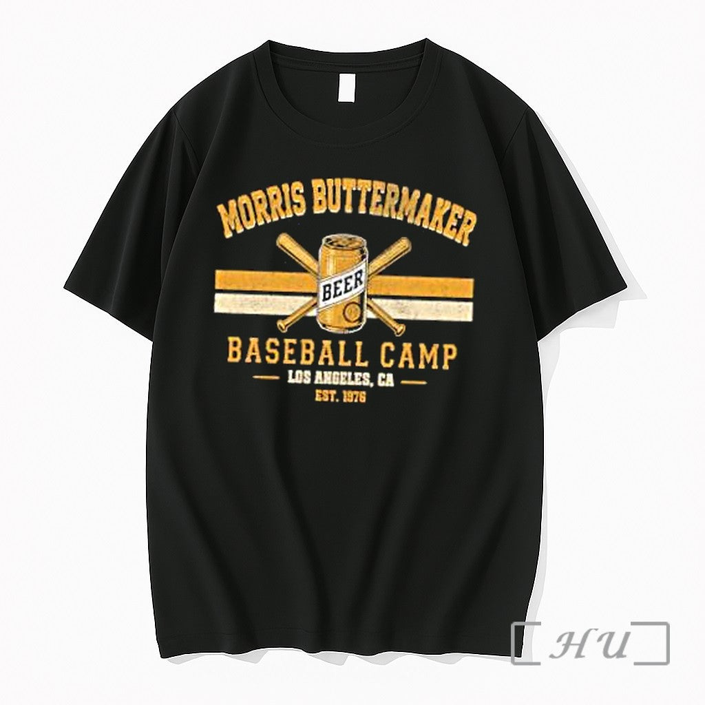Officials Morris Buttermaker Baseball Camp Beer Los Angeles Est 1976 Unisex T-shirt, Sweatshirt, Hoodie, Long Sleeve Tee - T-Shirt, Sweatshirt, Hoodie