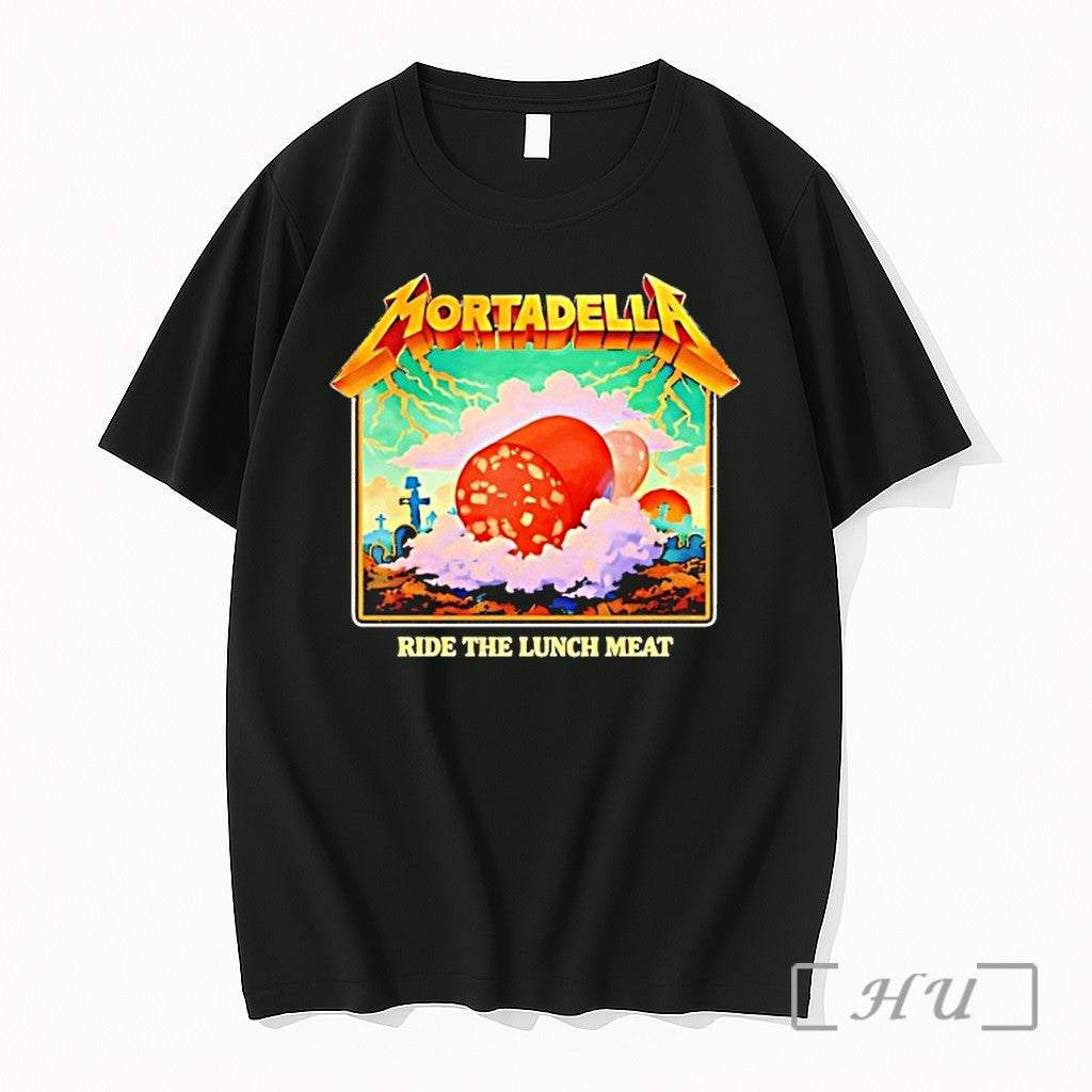 Officials Mortadella Ride The Lunch Meat Clouds And Lightning Adventure Graphic Premium T Shirts Sweater - T-Shirt, Sweatshirt, Hoodie