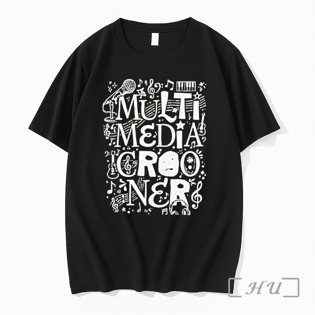 Officials Multimedia Crooner Music Design Premium T Shirts Sweater Hoodie Jpg Unisex T-shirt, Sweatshirt, Hoodie, Long Sleeve Tee - T-Shirt, Sweatshirt, Hoodie