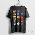 Officials Nhl 6 Starter Teams Logo Collage T-Shirts, Hoodie, Sweatshirt - T-Shirt, Sweatshirt, Hoodie