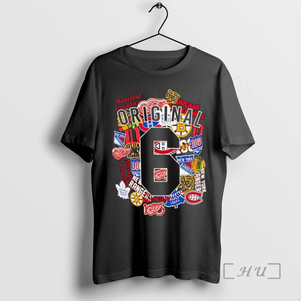 Officials Nhl Starter 6 Teams Logo Collage T-Shirts, Hoodie, Sweatshirt - T-Shirt, Sweatshirt, Hoodie