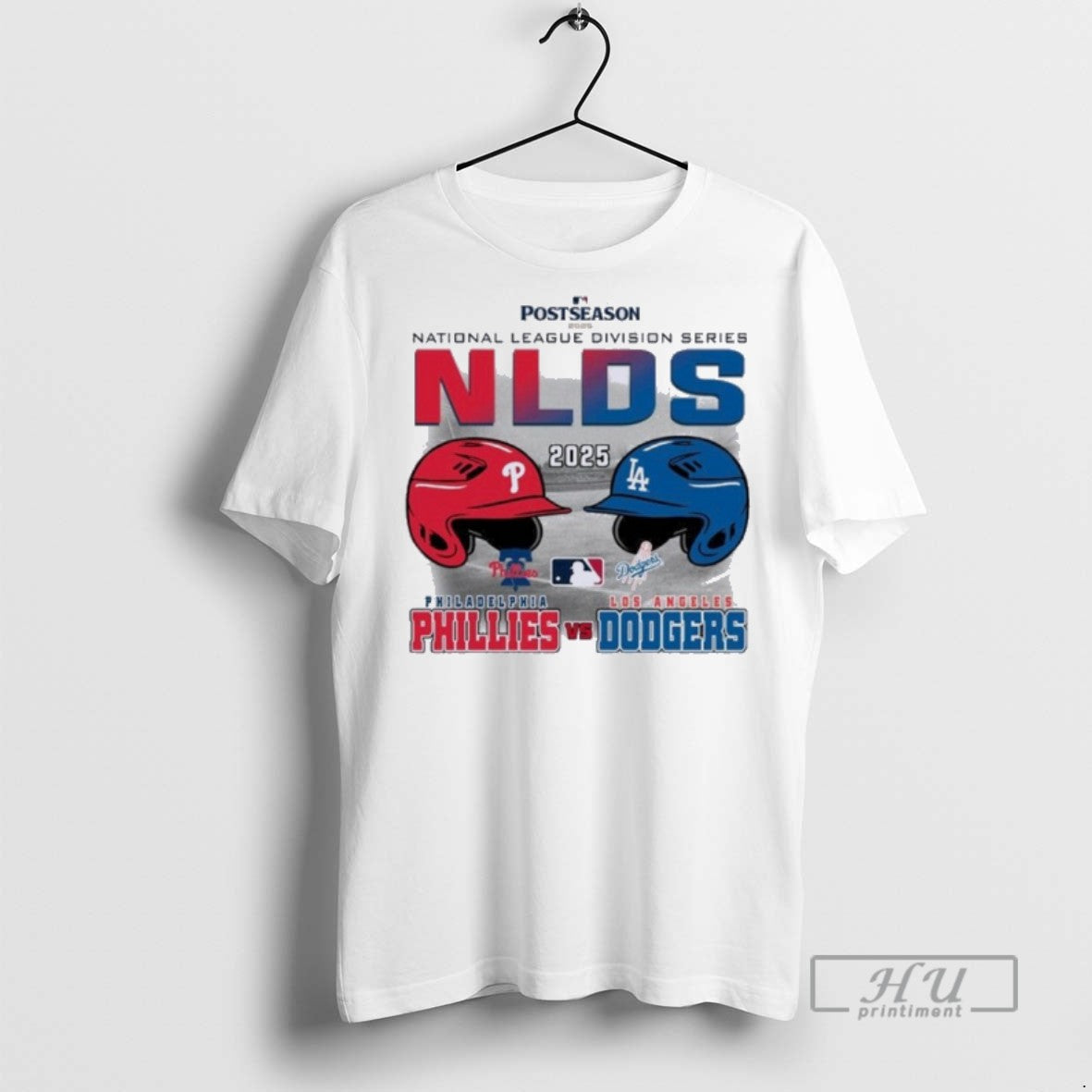 Officials Nlds Matchup 2025 Dodgers Vs Phillies Postseason T Shirt Unisex T-shirt, Sweatshirt, Hoodie, Long Sleeve Tee - T-Shirt, Sweatshirt, Hoodie
