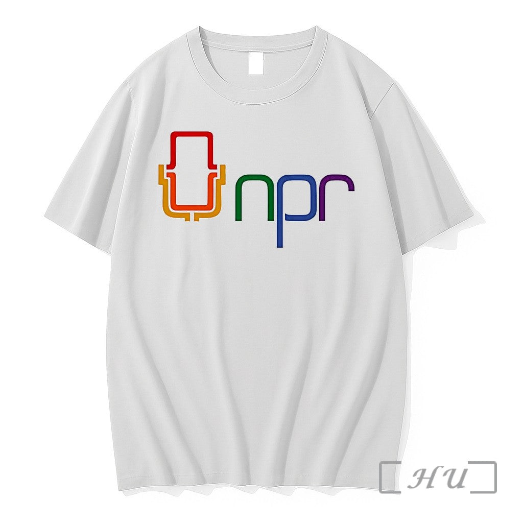Officials Npr Microphone Logo Journalism Future 2026 White Unisex T-shirt, Sweatshirt, Hoodie, Long Sleeve Tee - T-Shirt, Sweatshirt, Hoodie