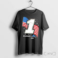 Officials Nascar Number 1 American Flag Jockey Folds Of Honor Unisex T-shirt, Sweatshirt, Hoodie, Long Sleeve Tee - T-Shirt, Sweatshirt, Hoodie