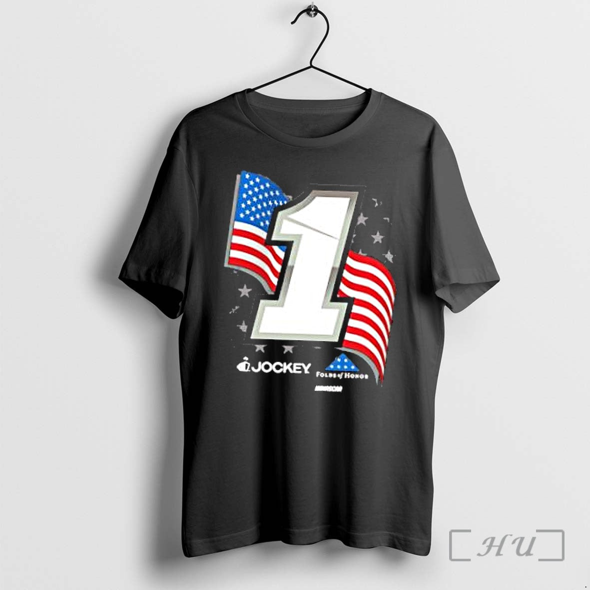 Officials Nascar Number 1 American Flag Jockey Folds Of Honor Unisex T-shirt, Sweatshirt, Hoodie, Long Sleeve Tee - T-Shirt, Sweatshirt, Hoodie