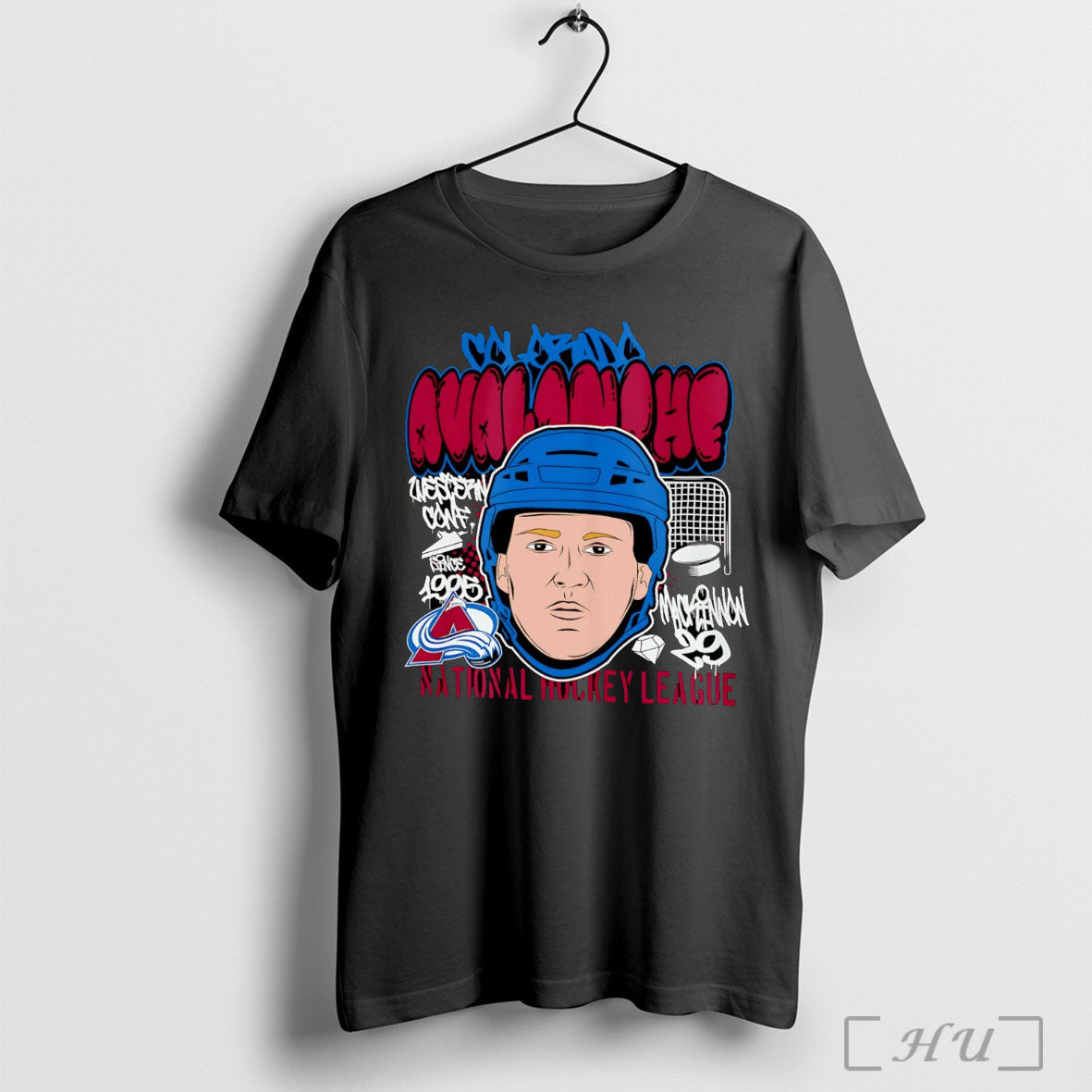 Officials Nathan Mackinnon Big Head Colorado Avalanche Nhl Cartoon T Shirt Unisex T-shirt, Sweatshirt, Hoodie, Long Sleeve Tee - T-Shirt, Sweatshirt, Hoodie