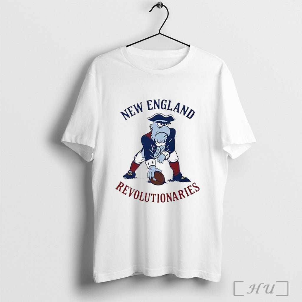 Officials New England Revolutionaries Mascot T Shirt Unisex T-shirt, Sweatshirt, Hoodie, Long Sleeve Tee - T-Shirt, Sweatshirt, Hoodie