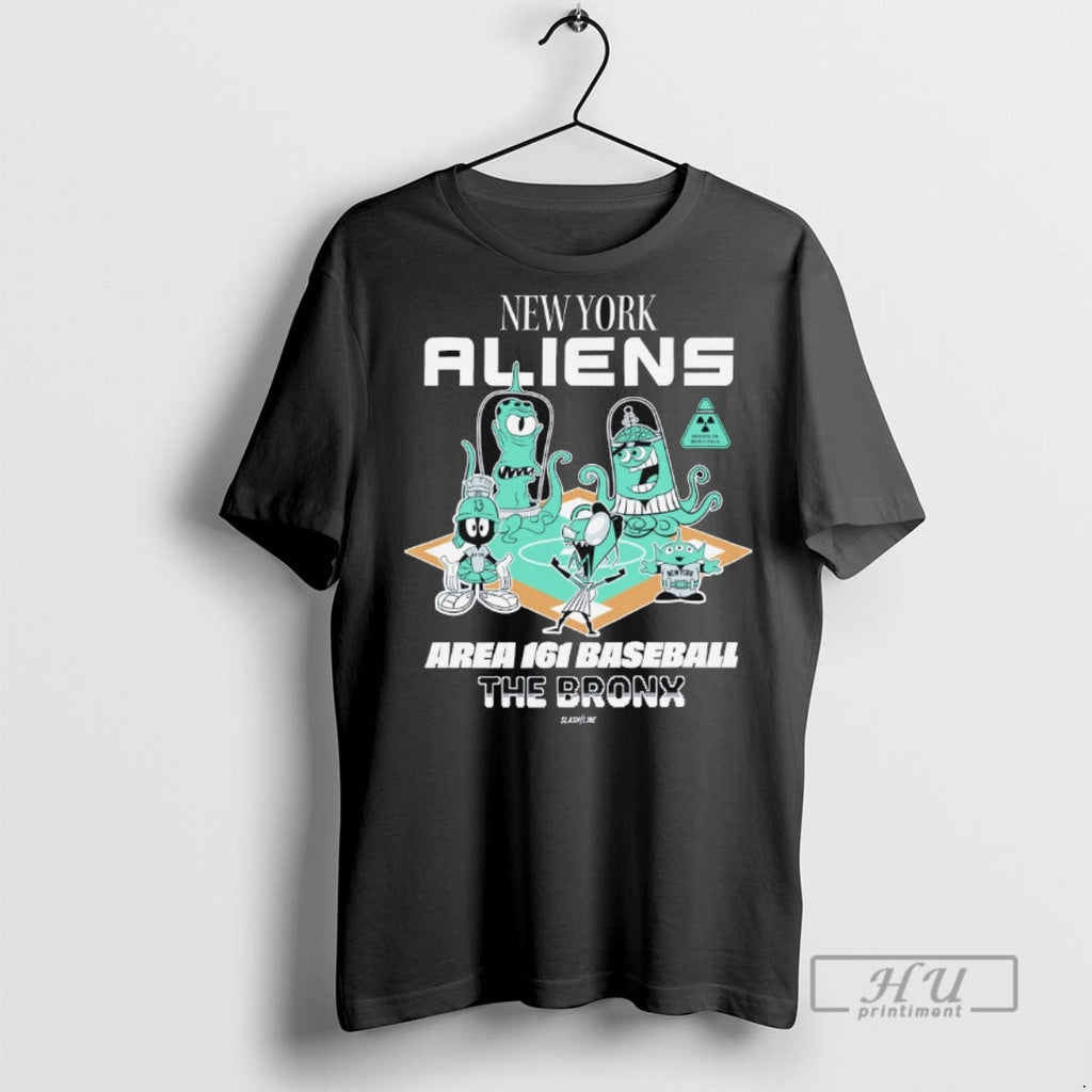 Officials New York Aliens Area 161 Baseball The Bronx T Shirt Unisex T-shirt, Sweatshirt, Hoodie, Long Sleeve Tee - T-Shirt, Sweatshirt, Hoodie