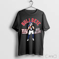 Officials New York Giants Jaxson Dart Player Illustrative T Shirt Unisex T-shirt, Sweatshirt, Hoodie, Long Sleeve Tee - T-Shirt, Sweatshirt, Hoodie