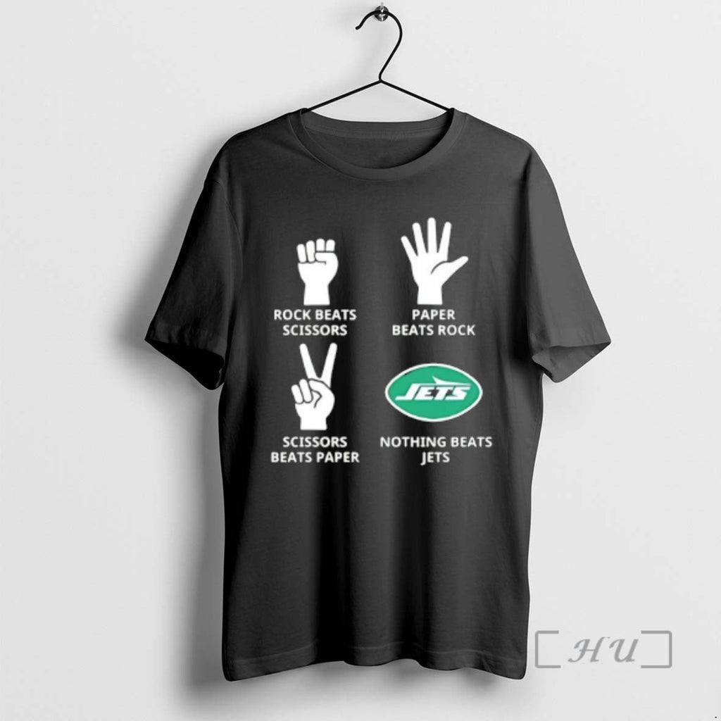 Officials New York Jets Nothing Beats Rock Beats Scissors Paper Beats Rock Scissors Beats Paper T-Shirts, Hoodie, Sweatshirt - T-Shirt, Sweatshirt, Hoodie