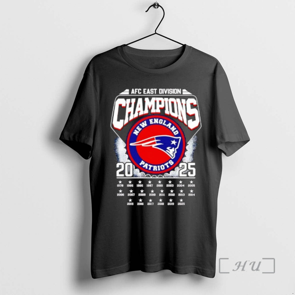Officials New York Patriots Football Afc East Division Champions 2025 T-Shirts, Hoodie, Sweatshirt - T-Shirt, Sweatshirt, Hoodie