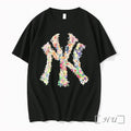 Officials New York Yankees Ny Logo Floral Premium T Shirts Sweater Hoodie Jpg Unisex T-shirt, Sweatshirt, Hoodie, Long Sleeve Tee - T-Shirt, Sweatshirt, Hoodie