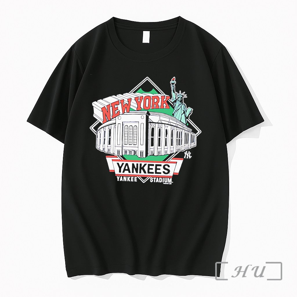 Officials New York Yankees Yankee Stadium Facade Tee Unisex T-shirt, Sweatshirt, Hoodie, Long Sleeve Tee - T-Shirt, Sweatshirt, Hoodie