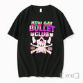 Officials New Gay Bullet Club Skull Crossed Rifles Rainbow Bullets Unisex T-shirt, Sweatshirt, Hoodie, Long Sleeve Tee - T-Shirt, Sweatshirt, Hoodie