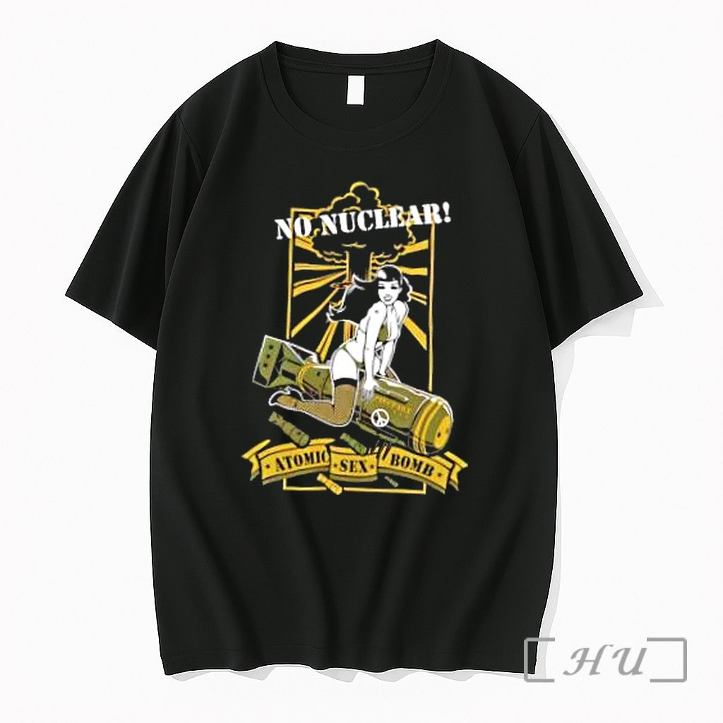 Officials No Nuclear Pinupart Atomic Sex Bomb Unisex T-shirt, Sweatshirt, Hoodie, Long Sleeve Tee - T-Shirt, Sweatshirt, Hoodie