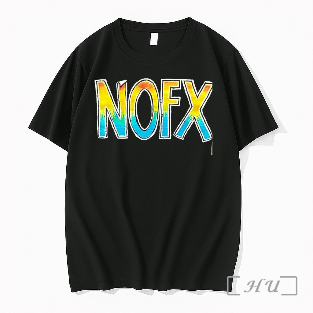 Officials Nofx Gradient Tie Dye Band Logo Premium T Shirts Sweater Hoodie Jpg Unisex T-shirt, Sweatshirt, Hoodie, Long Sleeve Tee - T-Shirt, Sweatshirt, Hoodie