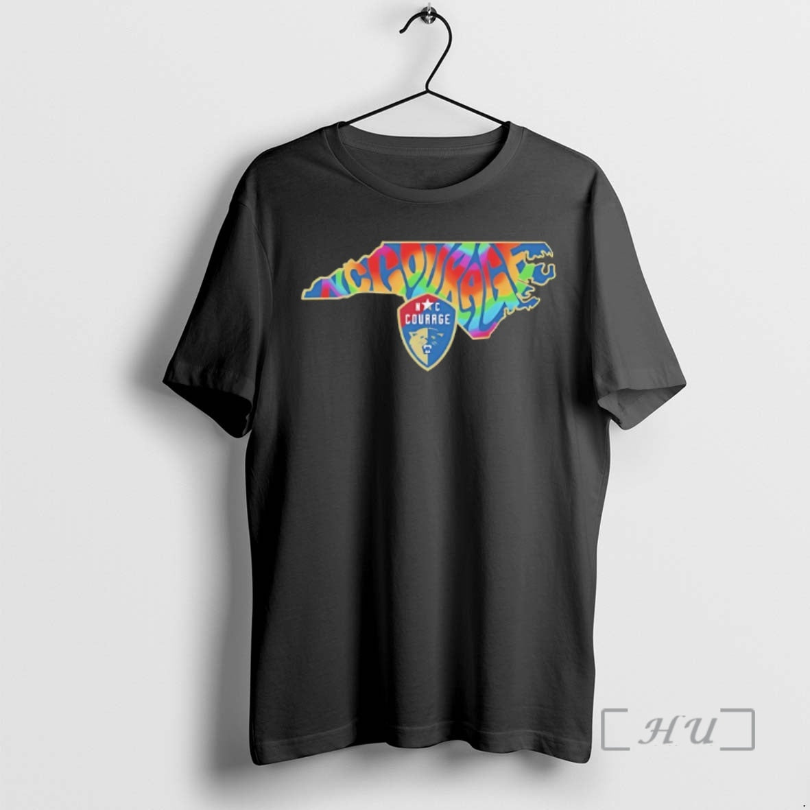 Officials North Carolina Courage Groovy Pride State 2026 Unisex T-shirt, Sweatshirt, Hoodie, Long Sleeve Tee - T-Shirt, Sweatshirt, Hoodie