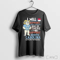 Officials North Carolina Tar Heels I Will Support North Carolina Mystic Here Or There Unisex T-shirt, Sweatshirt, Hoodie, Long Sleeve Tee - T-Shirt, Sweatshirt, Hoodie