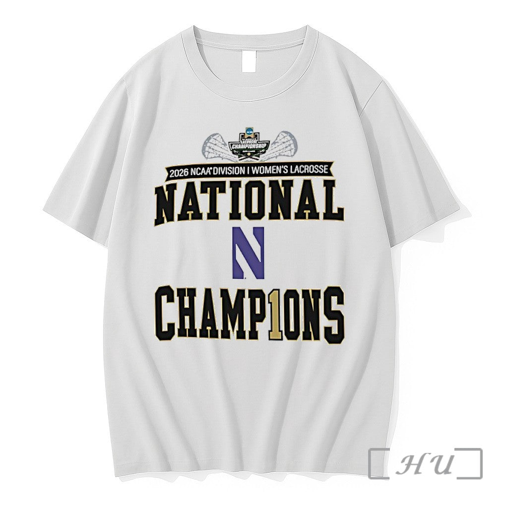 Officials Northwestern Wildcats 2026 Ncaa Womens Lacrosse National Champions Locker Room Premium T Shirts Sweater - T-Shirt, Sweatshirt, Hoodie